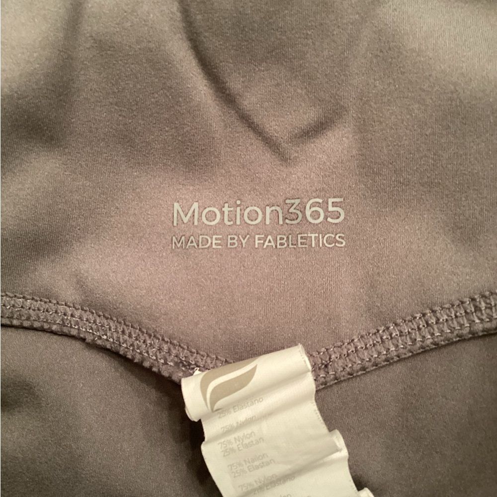Fabletics Size Large Quarry Gray Trinity Motion 3… - image 8